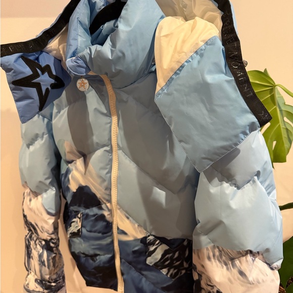 Perfect Moment Blue Mountain Print Ski Jacket - Picture 7 of 8